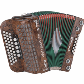 Гармоника WELTMEISTER 620 33/11/III/5 steyric helicon, фото 